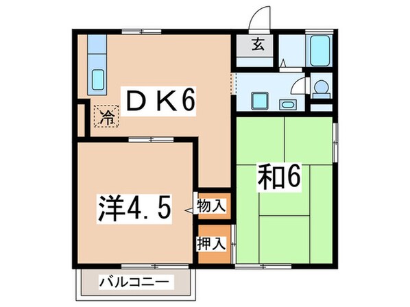 相模台パレスの物件間取画像